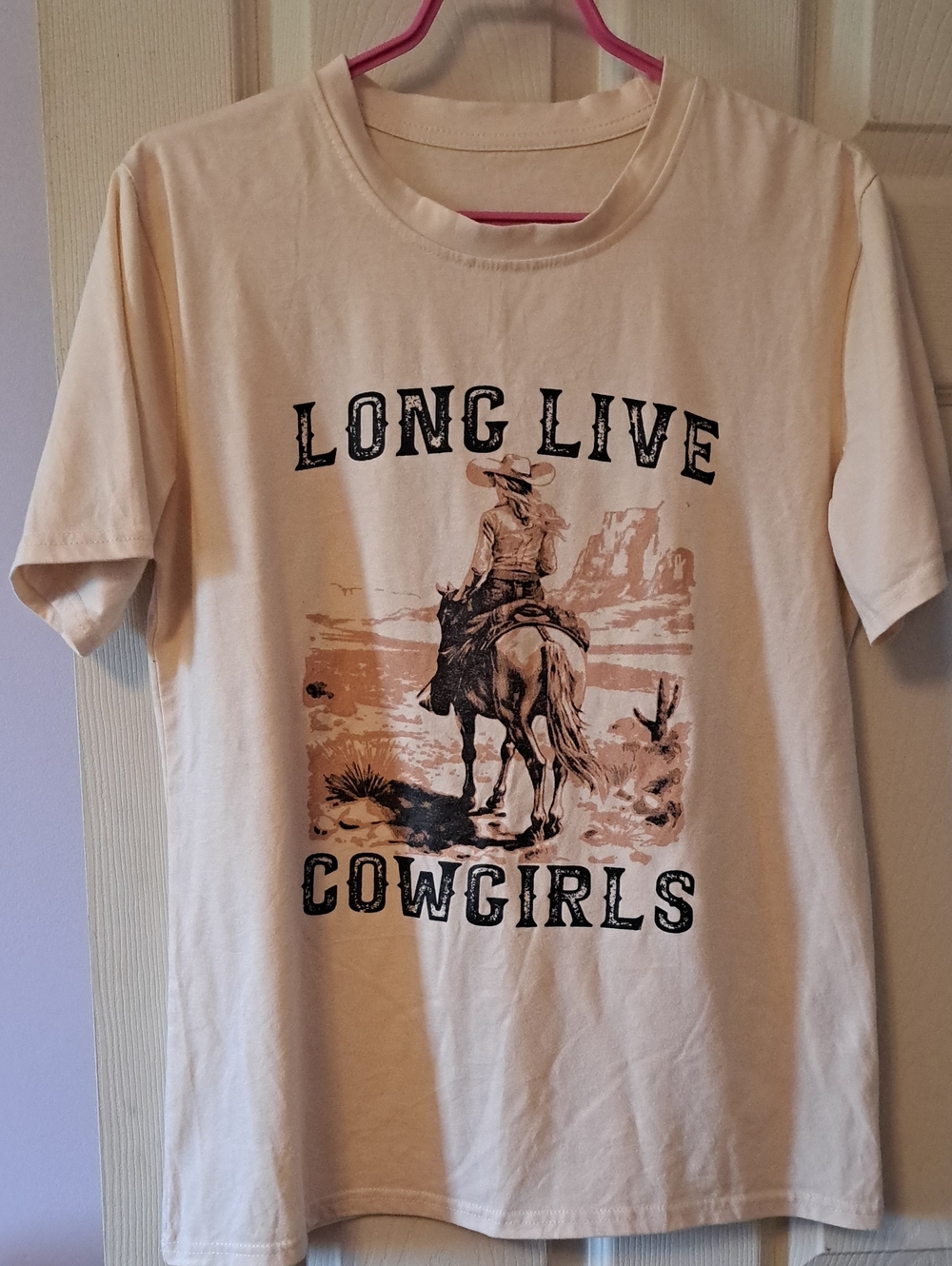 Long Live Cowgirls Graphic Tee - Cream